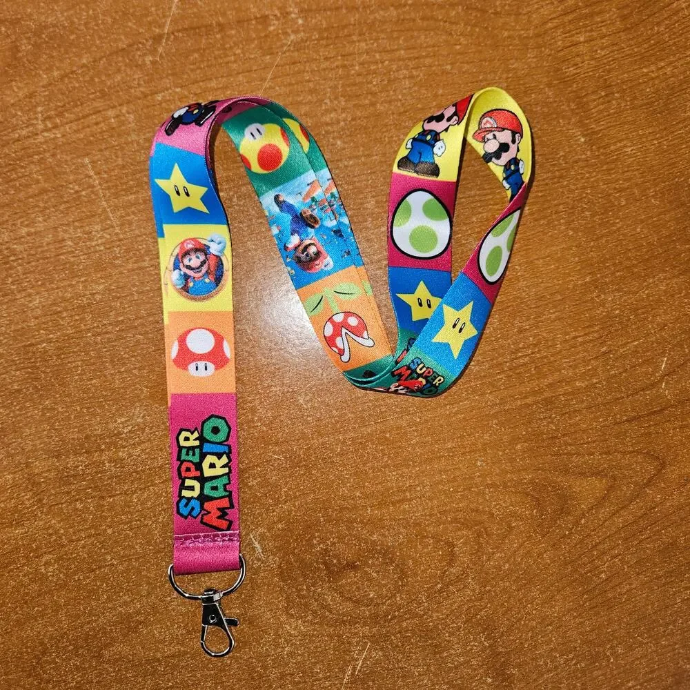 Super Mario Lanyard Power Up Your Daily Organization